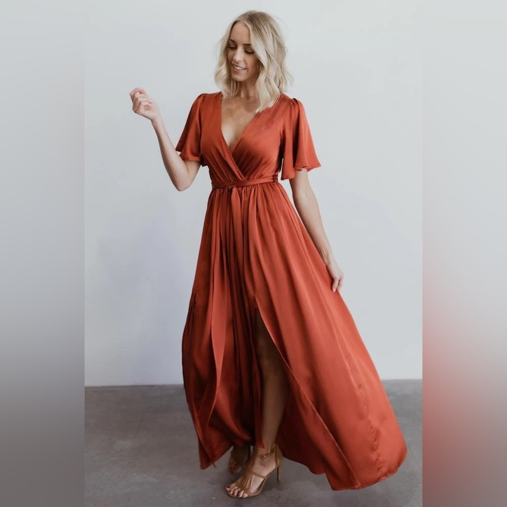 Baltic Born Sicily Satin Maxi Dress